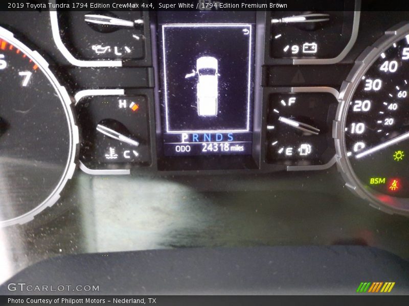 Super White / 1794 Edition Premium Brown 2019 Toyota Tundra 1794 Edition CrewMax 4x4