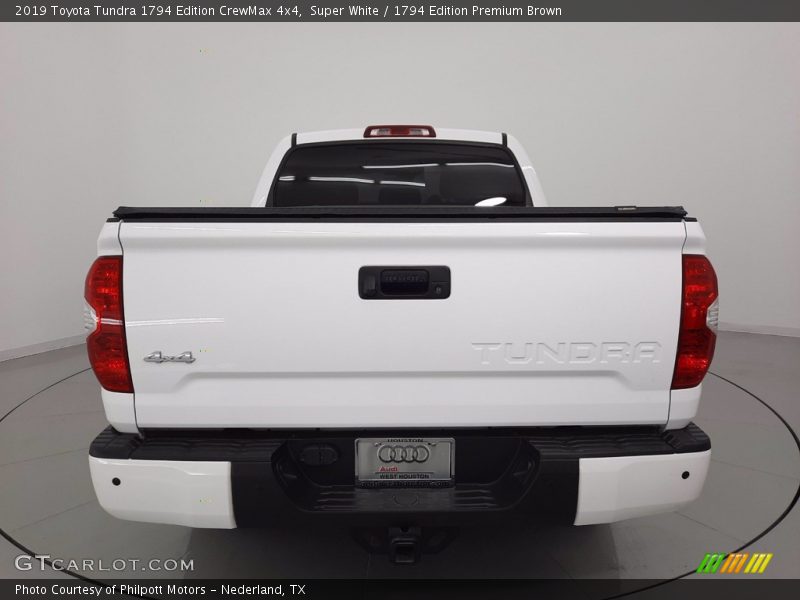 Super White / 1794 Edition Premium Brown 2019 Toyota Tundra 1794 Edition CrewMax 4x4