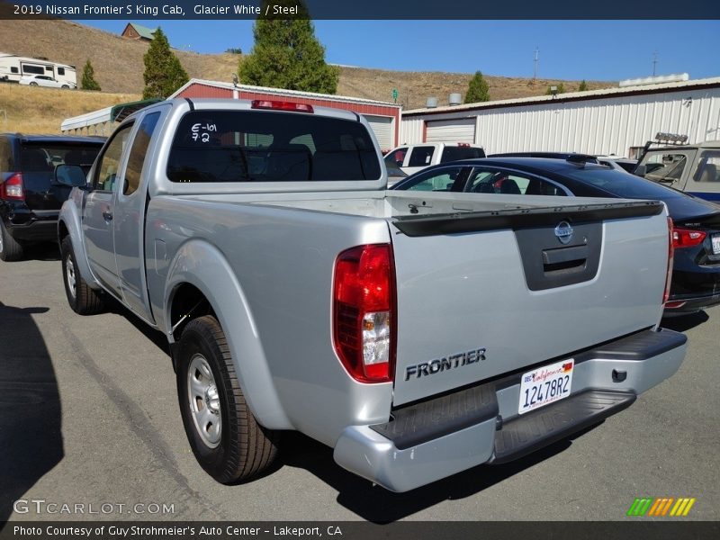 Glacier White / Steel 2019 Nissan Frontier S King Cab