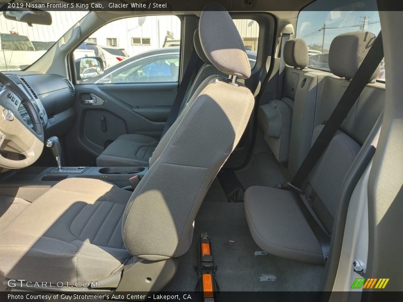  2019 Frontier S King Cab Steel Interior