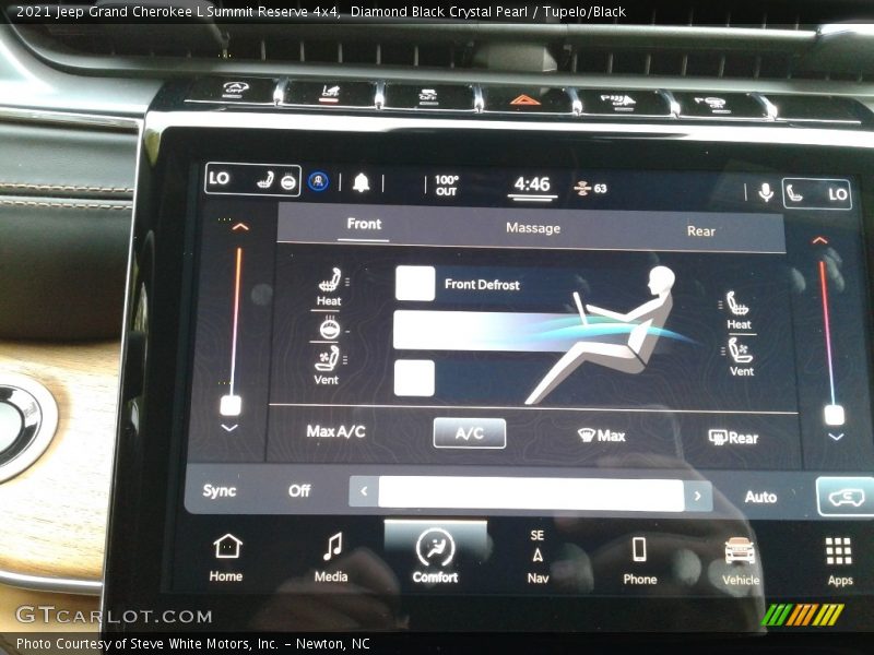 Diamond Black Crystal Pearl / Tupelo/Black 2021 Jeep Grand Cherokee L Summit Reserve 4x4