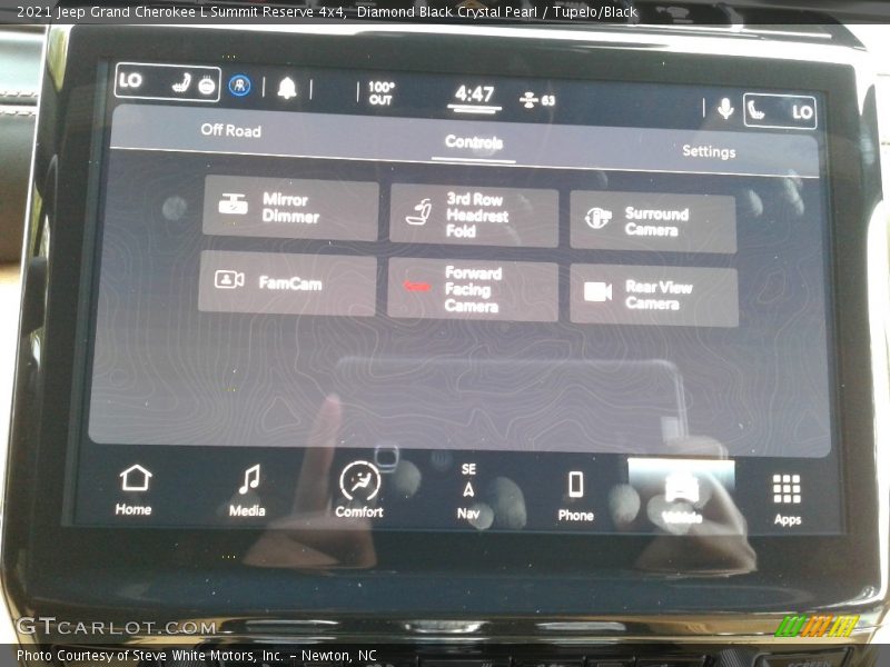 Diamond Black Crystal Pearl / Tupelo/Black 2021 Jeep Grand Cherokee L Summit Reserve 4x4