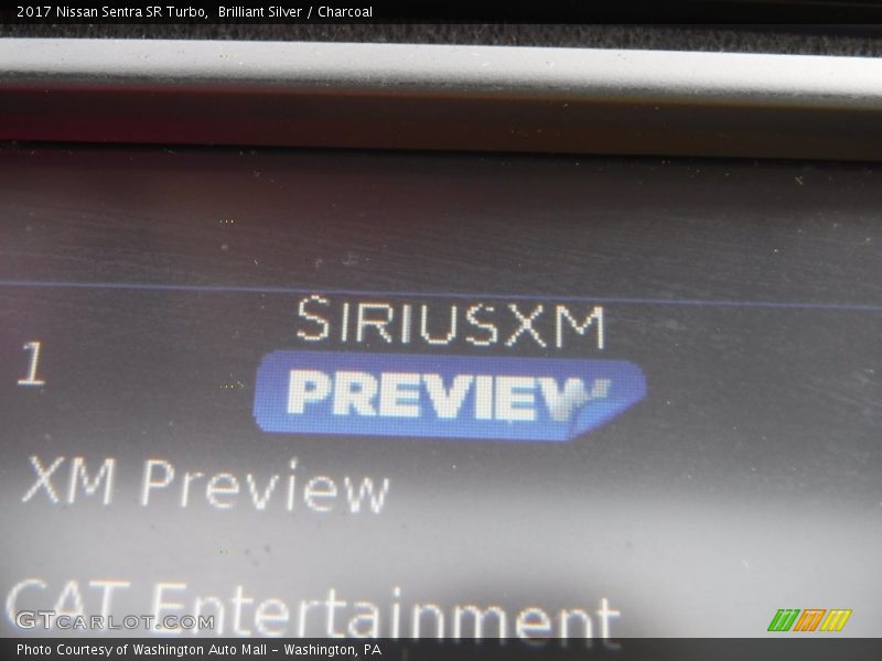Brilliant Silver / Charcoal 2017 Nissan Sentra SR Turbo