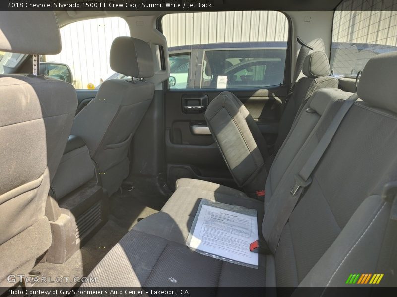 Summit White / Jet Black 2018 Chevrolet Silverado 1500 LT Crew Cab