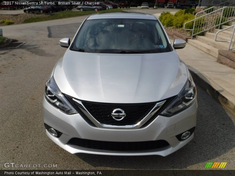 Brilliant Silver / Charcoal 2017 Nissan Sentra SR Turbo