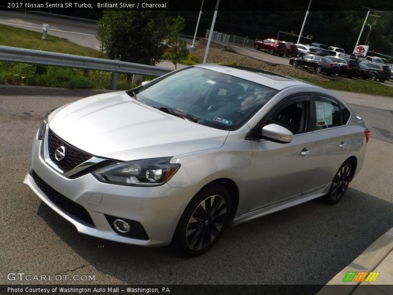 Brilliant Silver / Charcoal 2017 Nissan Sentra SR Turbo