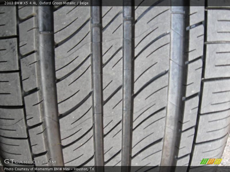 Oxford Green Metallic / Beige 2003 BMW X5 4.4i