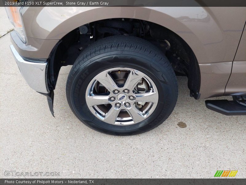 Stone Gray / Earth Gray 2019 Ford F150 XLT SuperCrew