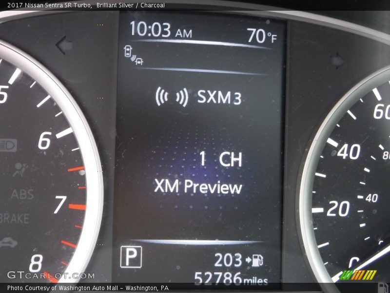 Brilliant Silver / Charcoal 2017 Nissan Sentra SR Turbo