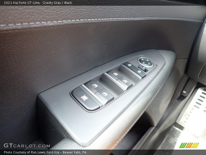 Gravity Gray / Black 2021 Kia Forte GT-Line