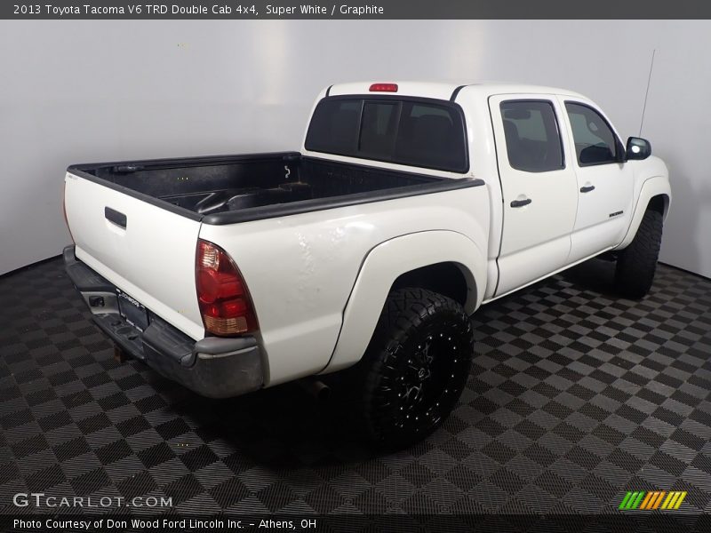Super White / Graphite 2013 Toyota Tacoma V6 TRD Double Cab 4x4