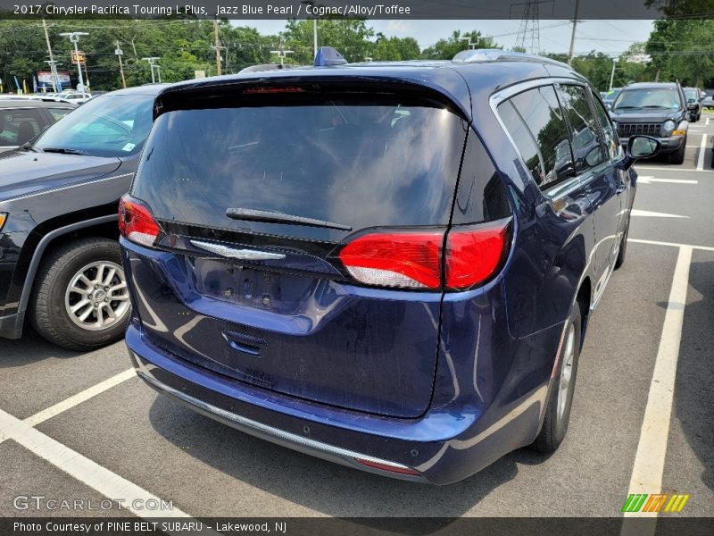 Jazz Blue Pearl / Cognac/Alloy/Toffee 2017 Chrysler Pacifica Touring L Plus