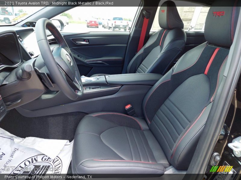  2021 Avalon TRD Black/Red Interior