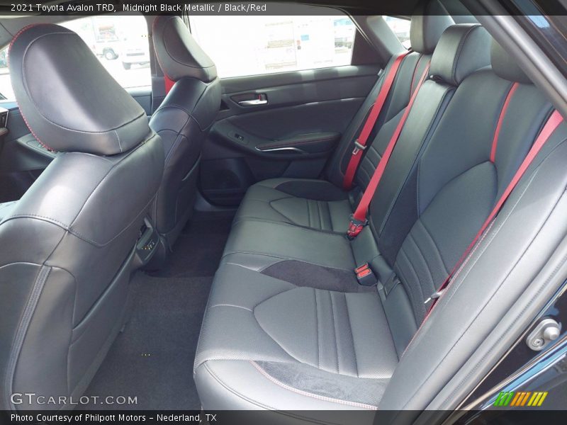 Rear Seat of 2021 Avalon TRD