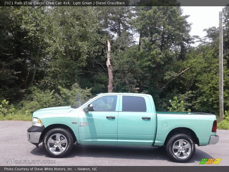  2021 1500 Classic Crew Cab 4x4 Light Green