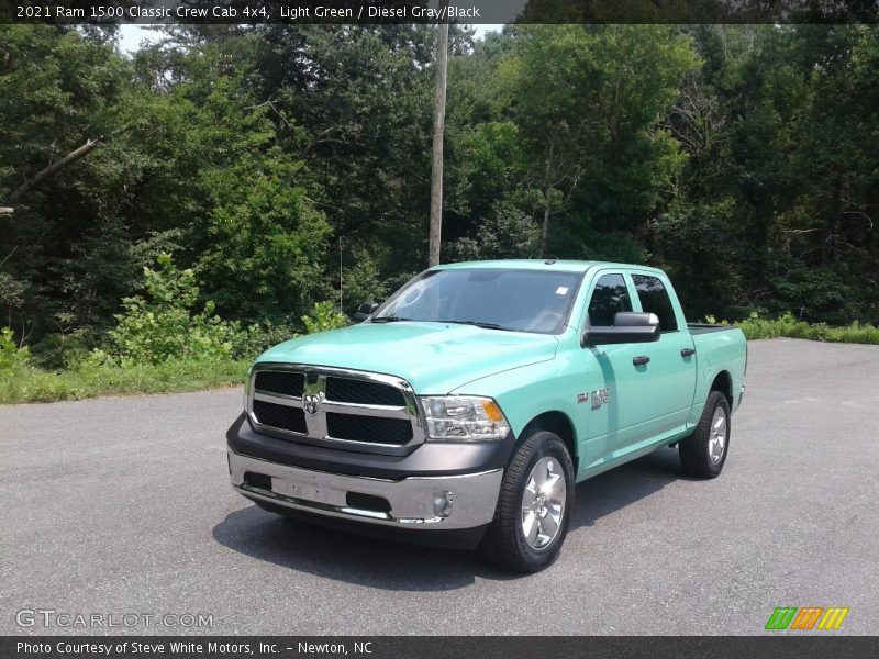 Light Green / Diesel Gray/Black 2021 Ram 1500 Classic Crew Cab 4x4