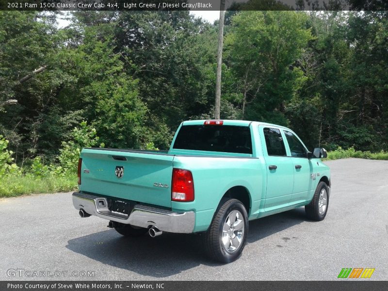 Light Green / Diesel Gray/Black 2021 Ram 1500 Classic Crew Cab 4x4