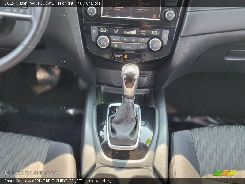 Midnight Pine / Charcoal 2019 Nissan Rogue SV AWD