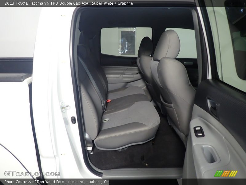 Super White / Graphite 2013 Toyota Tacoma V6 TRD Double Cab 4x4