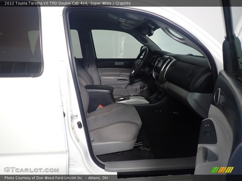 Super White / Graphite 2013 Toyota Tacoma V6 TRD Double Cab 4x4