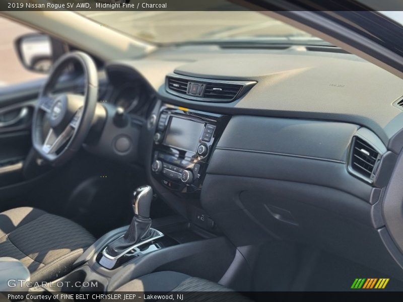 Midnight Pine / Charcoal 2019 Nissan Rogue SV AWD
