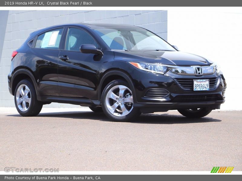 Crystal Black Pearl / Black 2019 Honda HR-V LX