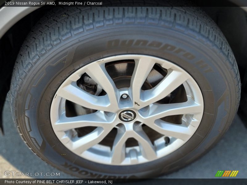 Midnight Pine / Charcoal 2019 Nissan Rogue SV AWD