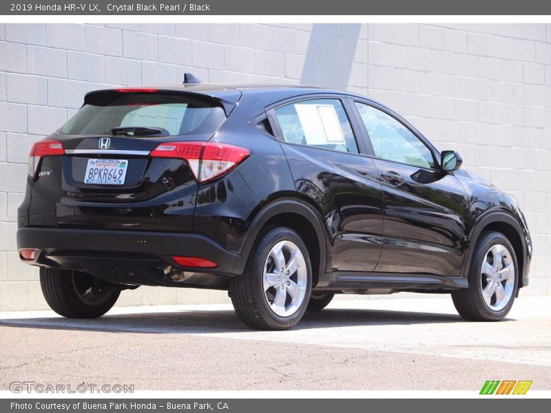 Crystal Black Pearl / Black 2019 Honda HR-V LX