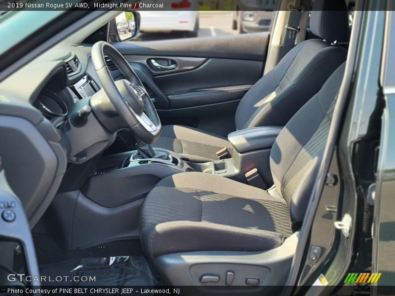 Midnight Pine / Charcoal 2019 Nissan Rogue SV AWD