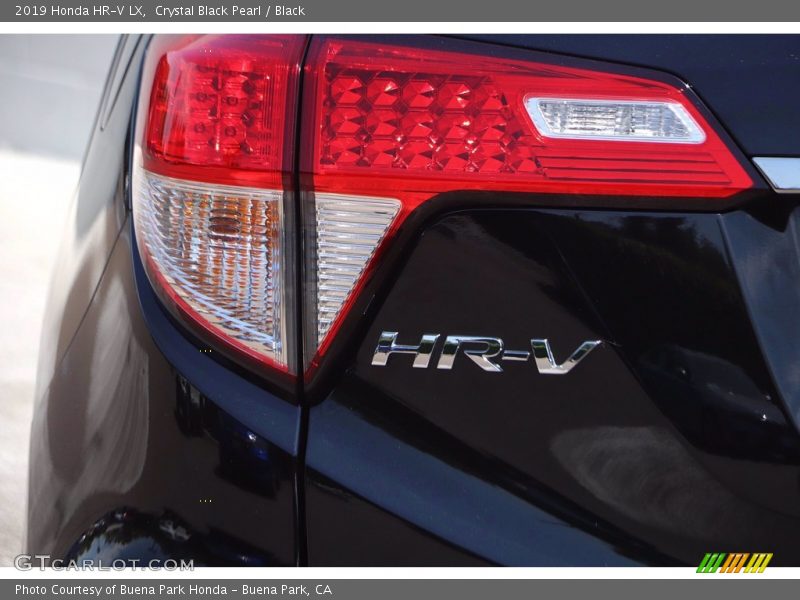Crystal Black Pearl / Black 2019 Honda HR-V LX
