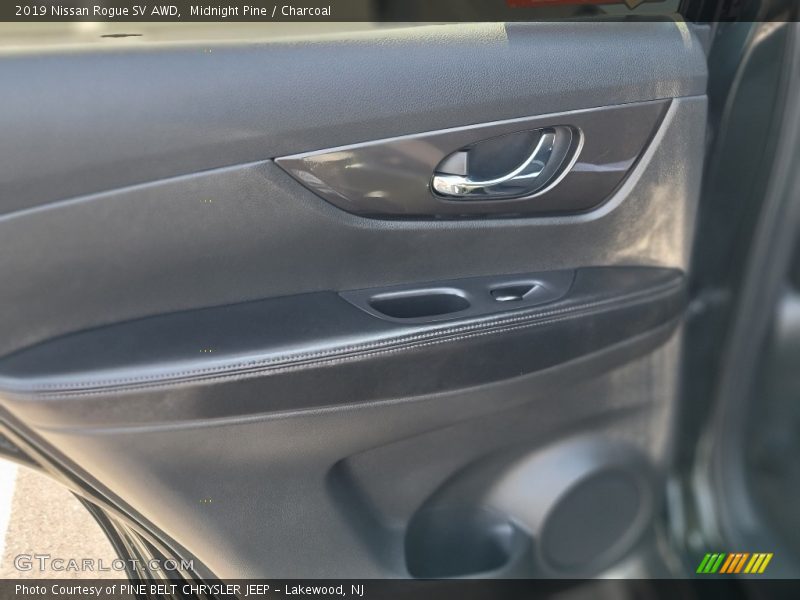 Midnight Pine / Charcoal 2019 Nissan Rogue SV AWD