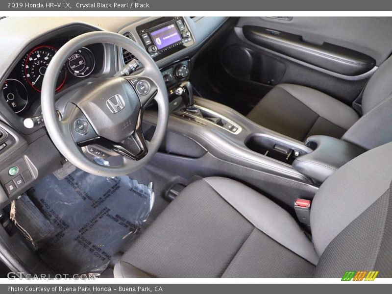 Crystal Black Pearl / Black 2019 Honda HR-V LX