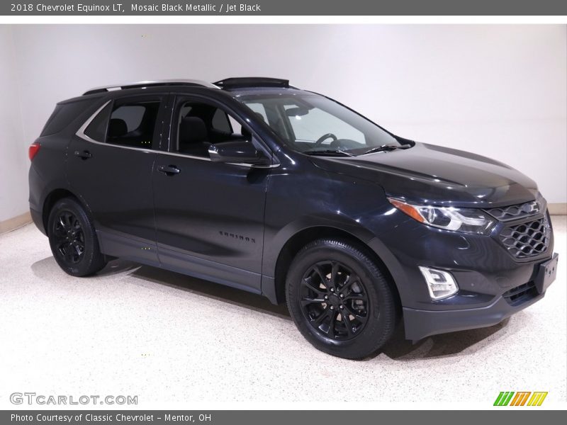Mosaic Black Metallic / Jet Black 2018 Chevrolet Equinox LT