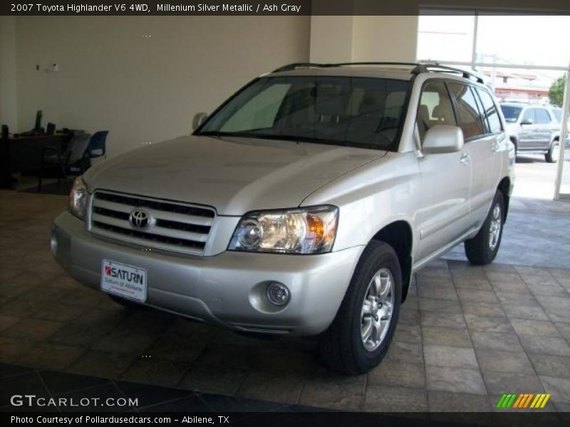 Millenium Silver Metallic / Ash Gray 2007 Toyota Highlander V6 4WD