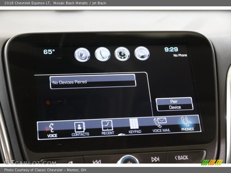 Mosaic Black Metallic / Jet Black 2018 Chevrolet Equinox LT