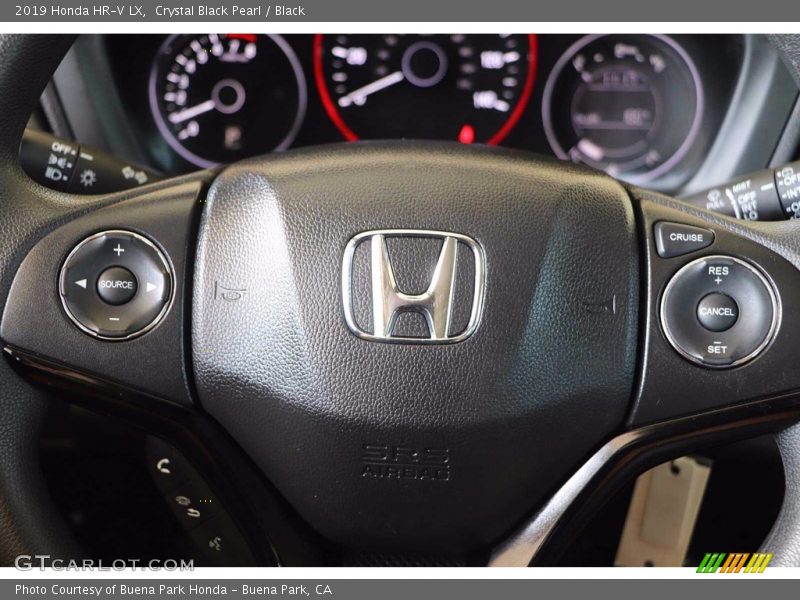 Crystal Black Pearl / Black 2019 Honda HR-V LX