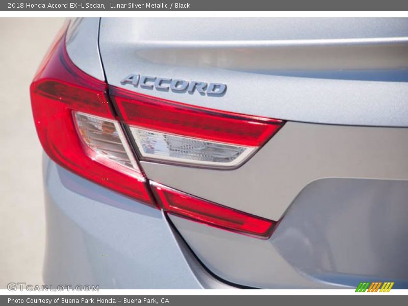 Lunar Silver Metallic / Black 2018 Honda Accord EX-L Sedan