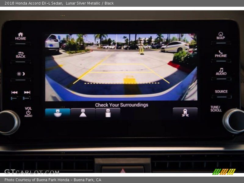 Lunar Silver Metallic / Black 2018 Honda Accord EX-L Sedan