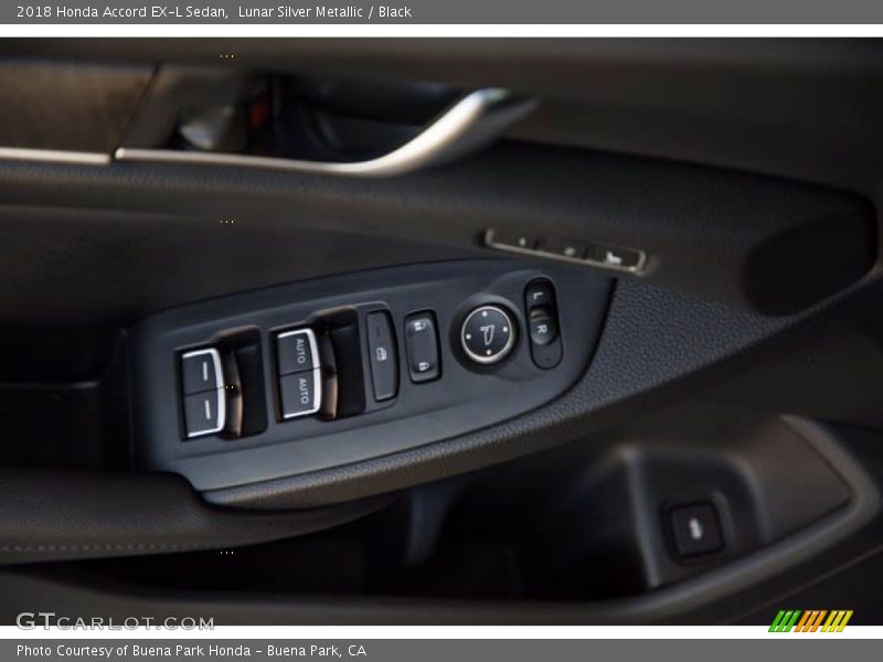 Lunar Silver Metallic / Black 2018 Honda Accord EX-L Sedan