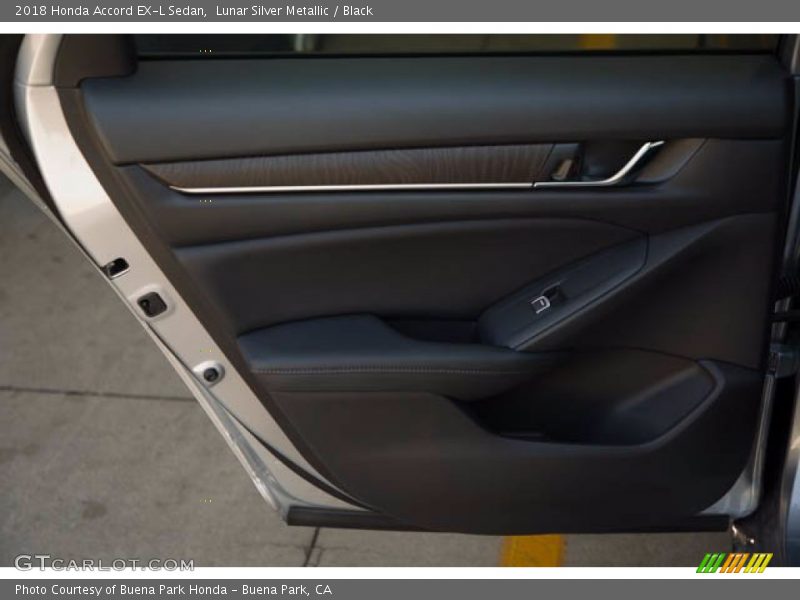 Lunar Silver Metallic / Black 2018 Honda Accord EX-L Sedan
