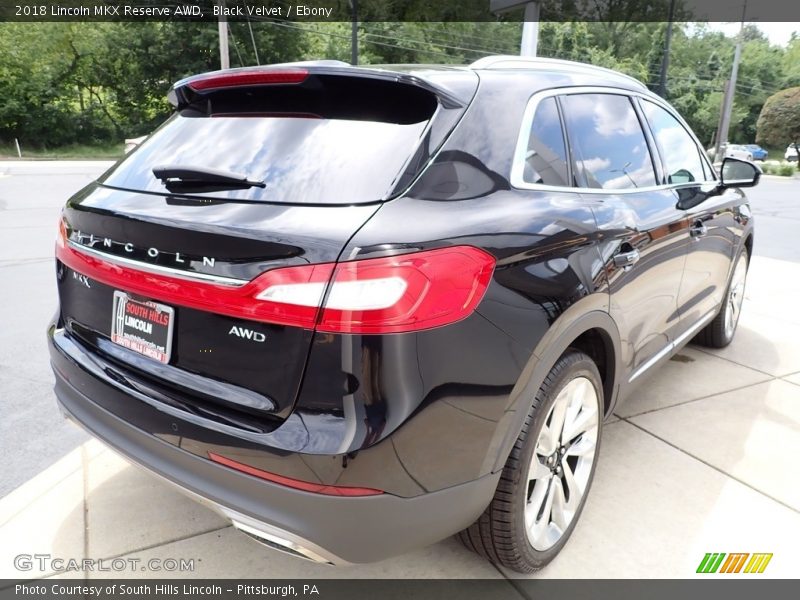 Black Velvet / Ebony 2018 Lincoln MKX Reserve AWD