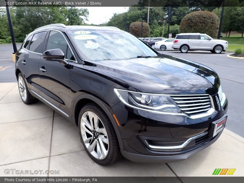 Black Velvet / Ebony 2018 Lincoln MKX Reserve AWD