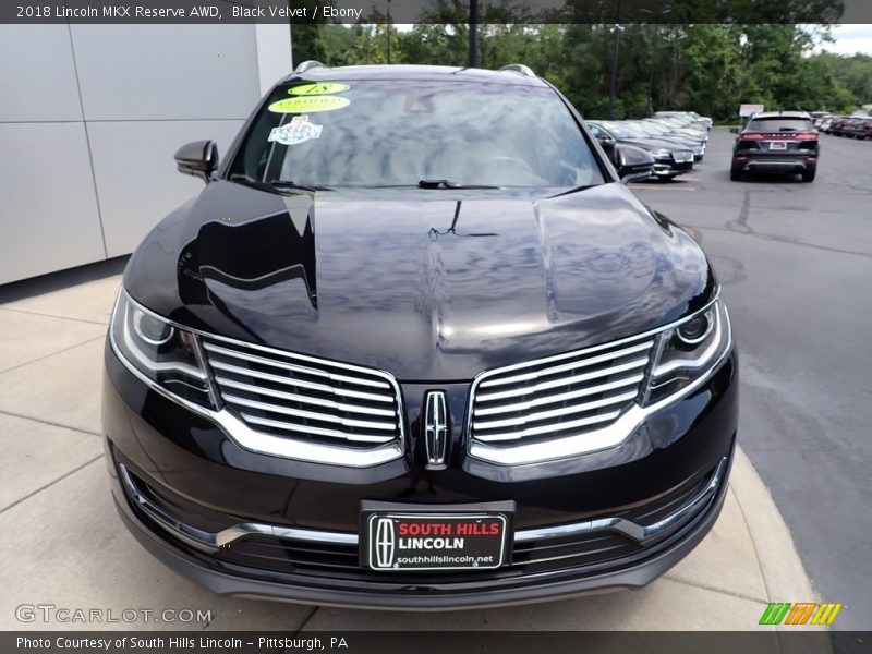 Black Velvet / Ebony 2018 Lincoln MKX Reserve AWD