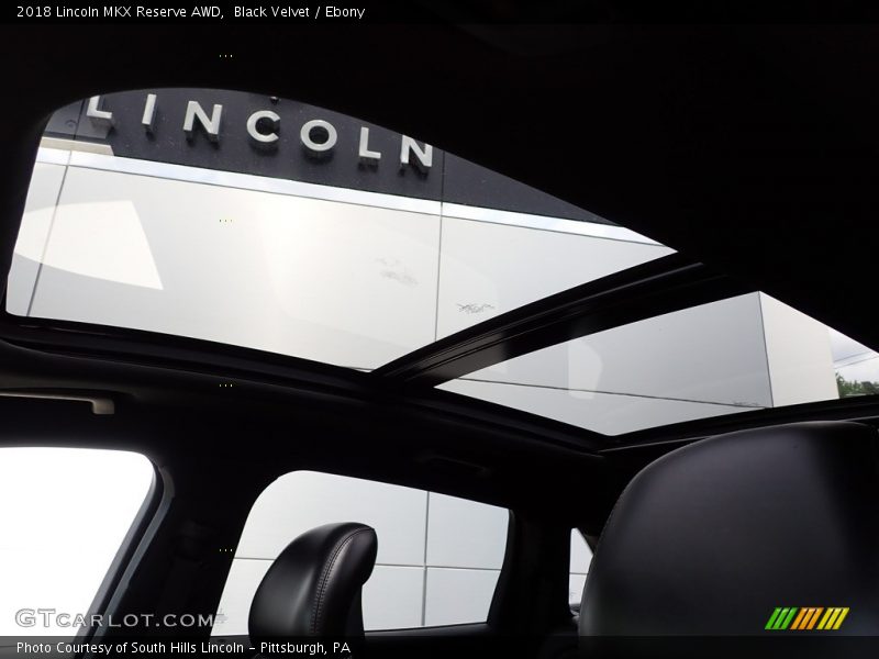 Black Velvet / Ebony 2018 Lincoln MKX Reserve AWD