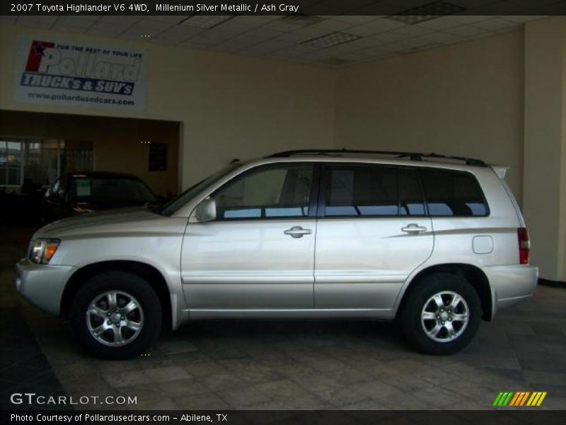 Millenium Silver Metallic / Ash Gray 2007 Toyota Highlander V6 4WD