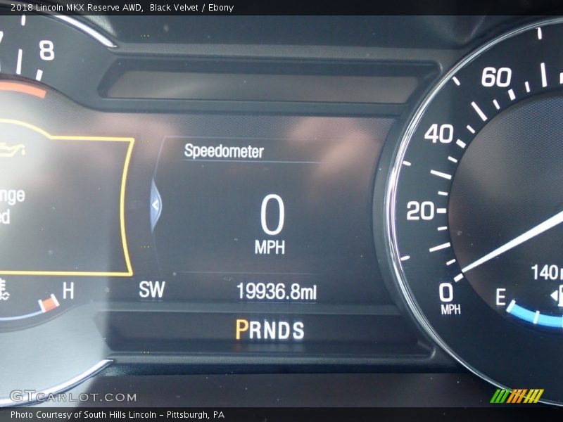 Black Velvet / Ebony 2018 Lincoln MKX Reserve AWD