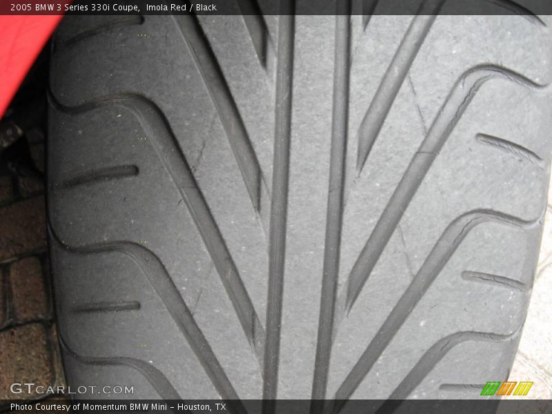 Imola Red / Black 2005 BMW 3 Series 330i Coupe