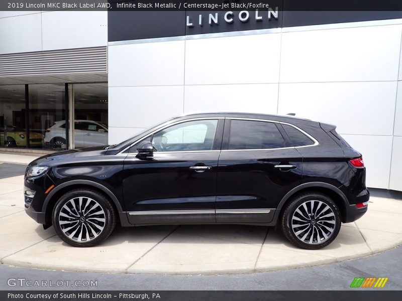 Infinite Black Metallic / Centerstage-Jet Black/Foxfire 2019 Lincoln MKC Black Label AWD
