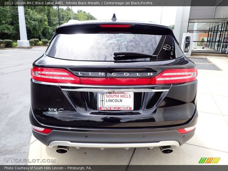 Infinite Black Metallic / Centerstage-Jet Black/Foxfire 2019 Lincoln MKC Black Label AWD