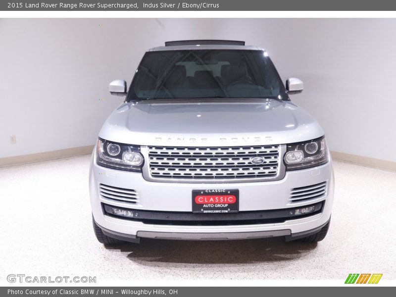 Indus Silver / Ebony/Cirrus 2015 Land Rover Range Rover Supercharged